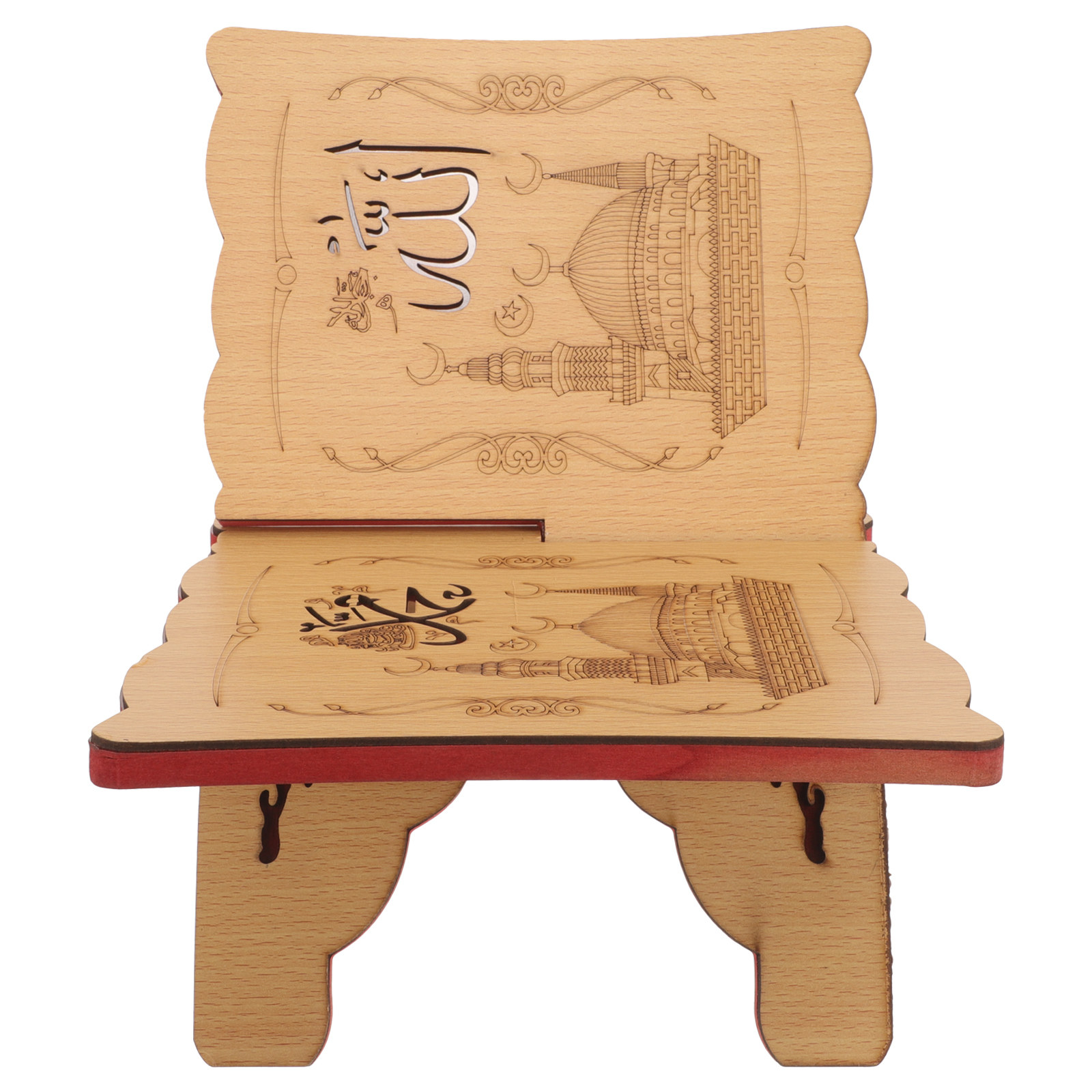 Magazine Holder Rack - ที่วางคัมภีร์กุรอานไม้ แท่นวางอ่านหนังสืออเนกประสงค์ ชั้นวางหนังสือบนโต๊ะ สำหรับหนังสือ โน้ตเพลง สูตรอาหาร