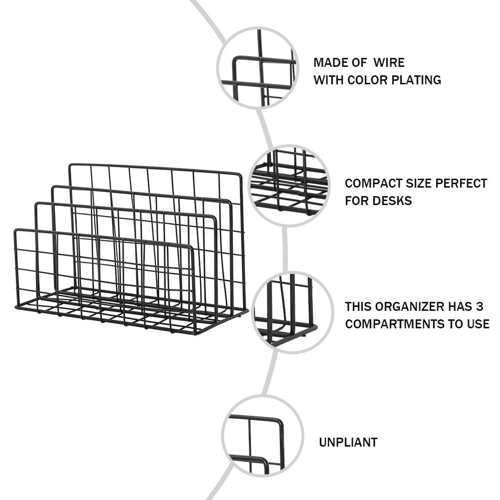 ชั้นวางจัดระเบียบเอกสารโลหะสำห - Magazine Holder Rack บทวิจารณ์และราคา