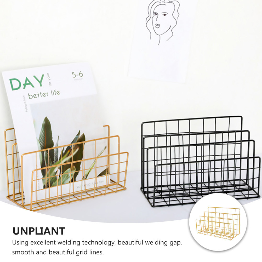 ชั้นวางจัดระเบียบเอกสารโลหะสำห - Magazine Holder Rack บทวิจารณ์และราคา