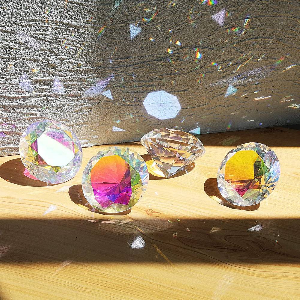 AB46-2PCS 50 มม./ 2 นิ้ว คริสต - Paper Weight Crystal บทวิจารณ์และราคา