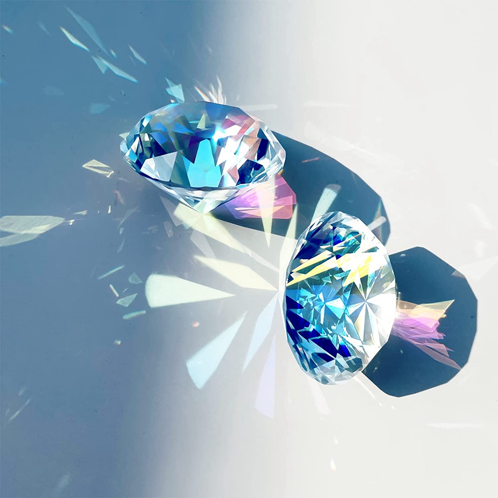 AB46-2PCS 50 มม./ 2 นิ้ว คริสต - Paper Weight Crystal บทวิจารณ์และราคา