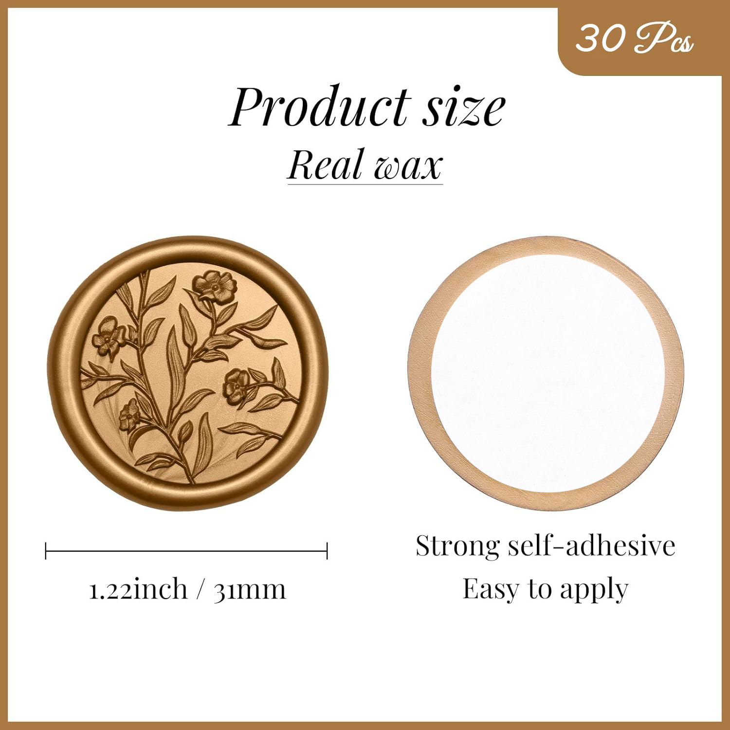 สติกเกอร์ซีลขี้ผึ้ง - ซีลซองจด - Wax Seal Stamp Set บทวิจารณ์และราคา